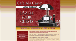 Desktop Screenshot of cafealacarte.com
